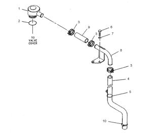 суфлер двигателя К6.4 5И-7725 5И7725 3066 для машинных частей экскаватора КАТ 320К 320Д 312Д