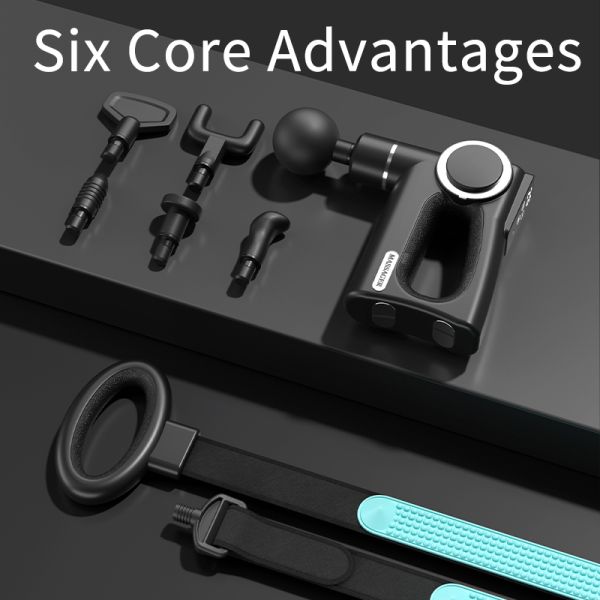 Professional Vibration Massage Gun with High-frequency Vibration, Brushless Motor, and Heated Massage for Deep Muscle Relaxation