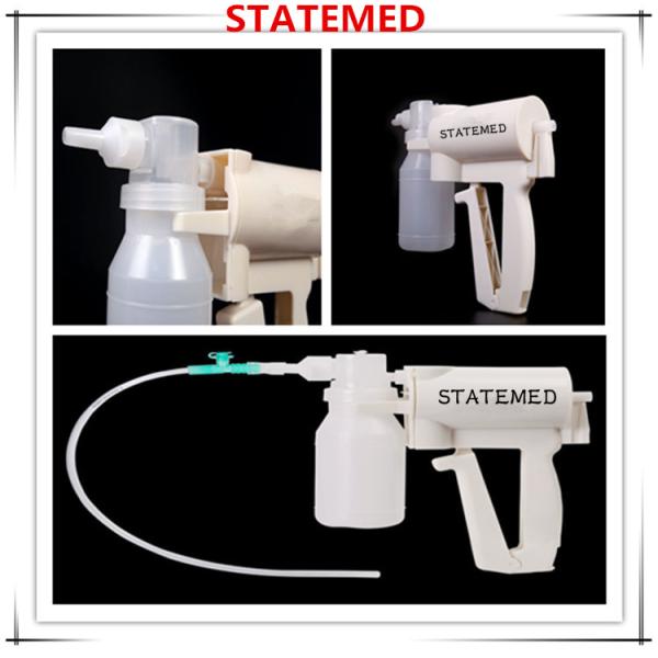 ABS Or PVC Handle Operated White Sputum Aspirator Consumable Medical Suppliers