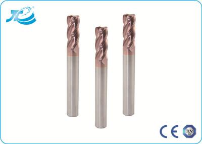 Tungsten Carbide Corner Radius End Mill , Center Cutting End Mill