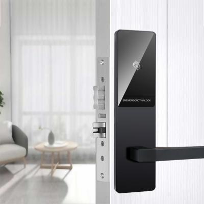 Fechadura da porta esperta digital do sistema de hotel da fechadura da porta do cartão chave de escritório eletrônico com puxador da porta