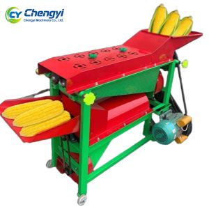 Industrial Maize Peeler And Thresher Rust Proof Iron Maize Grain Processor