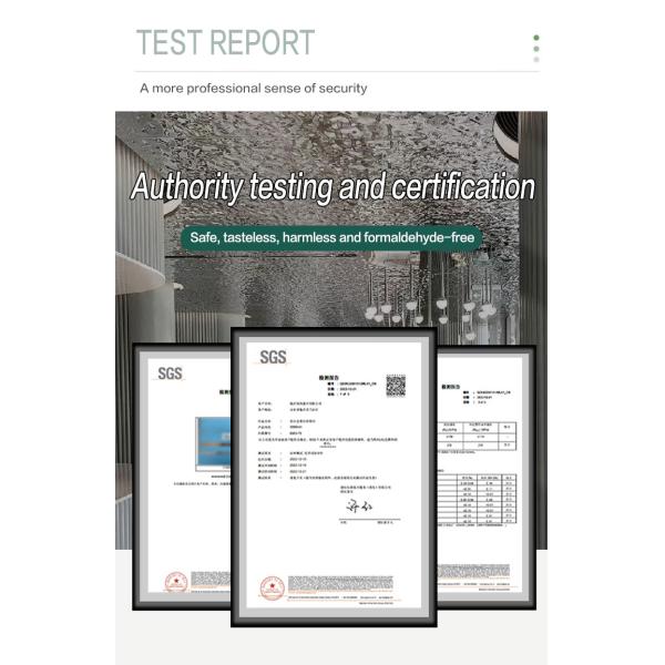 PVC квадрата покрыл панели стены волокна панели пульсации воды бамбуковые