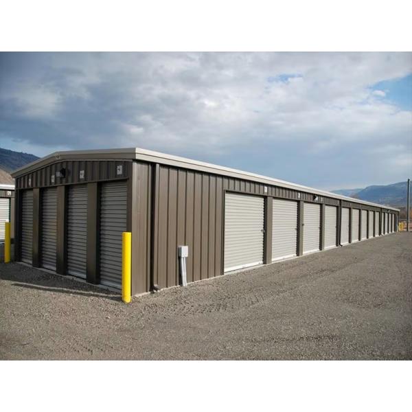 Steel Structure High Bay Warehouse Building 40m x 120m x 14m Automated Storage Racking Construction
