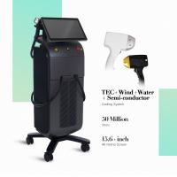 Punho pessoal da máquina da remoção do cabelo da cara do laser Epilator do diodo de FDA com tela