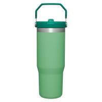 Dual parede de vácuo isolado de carro de copo 40oz portavel copo de água verde