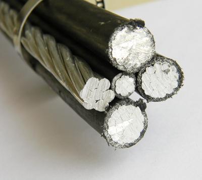 Cabo de alumínio aéreo de ABC ASTM 3*6AWG XLPE