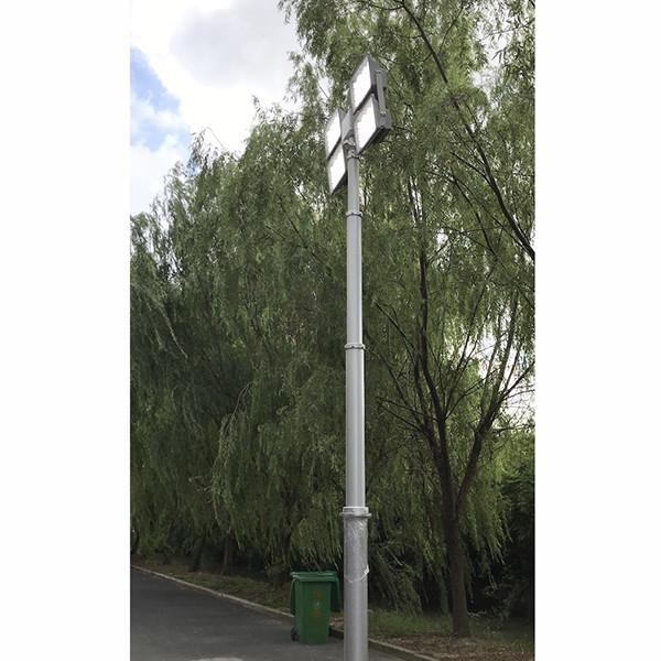 8m Pneumatic Telescopic Mast Light Tower for Fire Tender Illumination-4x200W LED flood lights
