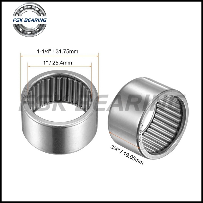 ABEC-5 B-1610 B-1612 B-1616 B1610 B1612 B1616 Pointed Full Needle Bearing 25.4*31.75*15.875mm Premium Quality