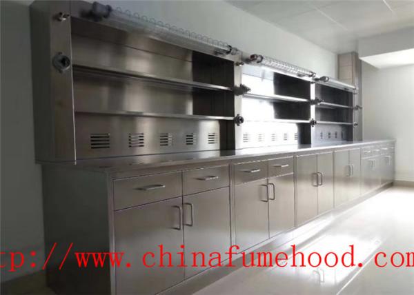 Waterproof Stainless Steel Lab Furniture / Biology Metal Lab Casework
