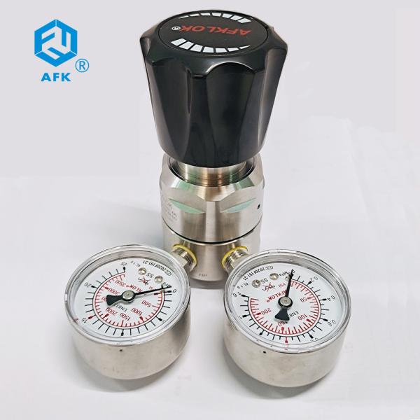 PCTFE R11 0.08CV Stainless Steel Pressure Regulator Vespel 200psi 3500psi