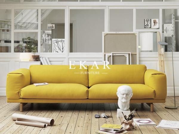 Latest Living Room Furniture Fabric 3 Seater Sofa ZZ-T-014