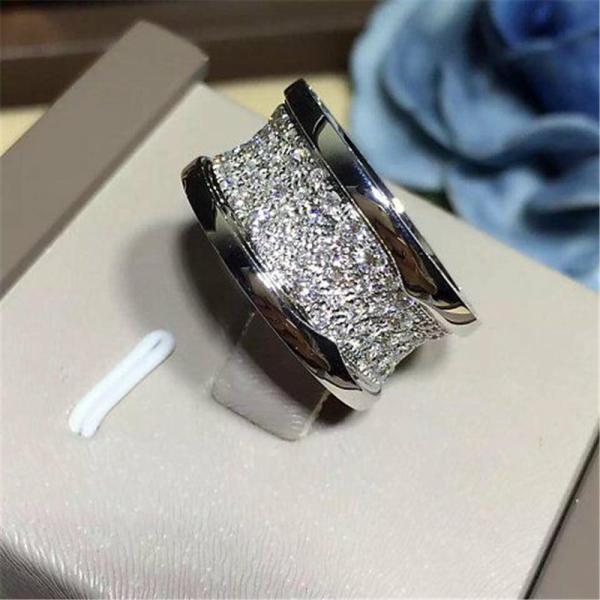Luxury jewe factory B.zero1  series  ring 18k white gold yellow gold rose gold diamond ring