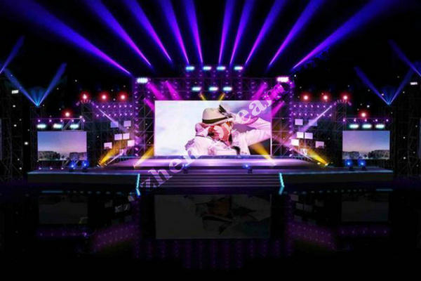 Fixed Color Outdoor LED Screen Rental P6 SMD2727 Die Casting Aluminum Cabinet