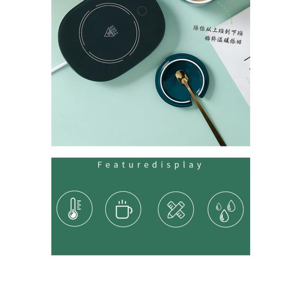 Customized Request Cup Warmer Heater Hot Plate for Milk Tea Water Heating Coaster