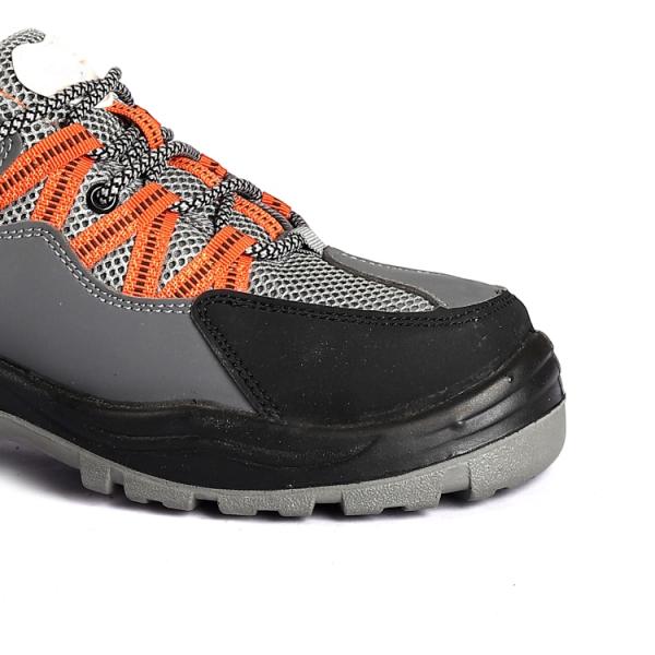 Slip Resistant Steel Toe Low Cut Sport Safety Shoes PU Sole Comfortable EVA Insole Work Boots