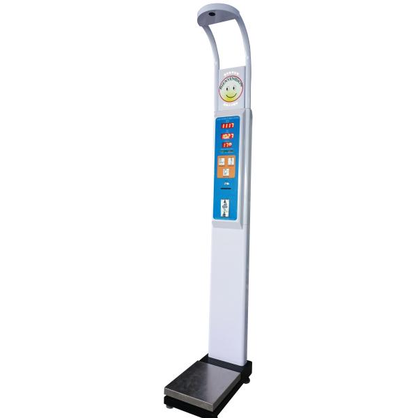 Steel Coin-Operated Height and Weight Measuring Machine with Packing Size 104*34*35cm