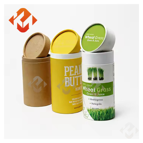 La caja de tubos de papel Kraft para condimentos es segura e inofensiva para el almacenamiento de alimentos.