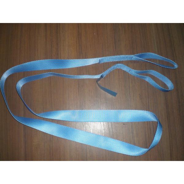 Green 1200kg Polyester Endless Slings , Flat Single Use Lifting Slings