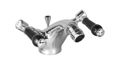 Chrome Finish Bristan Bidet Taps Monobloc Com Mão Dupla T8153