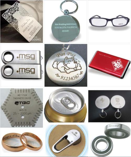Mini Portable Fiber Laser Marking Machine Speedy With Long Span Working Life