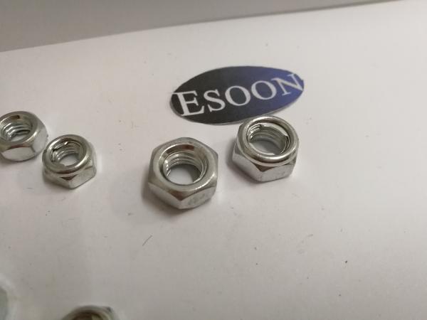 DIN6925 M6,M8 Prevailing torque type hexagon nuts,all metallic Hex self-locking nut ,ZINC PLATED ISO7042 GB6185.1-2000