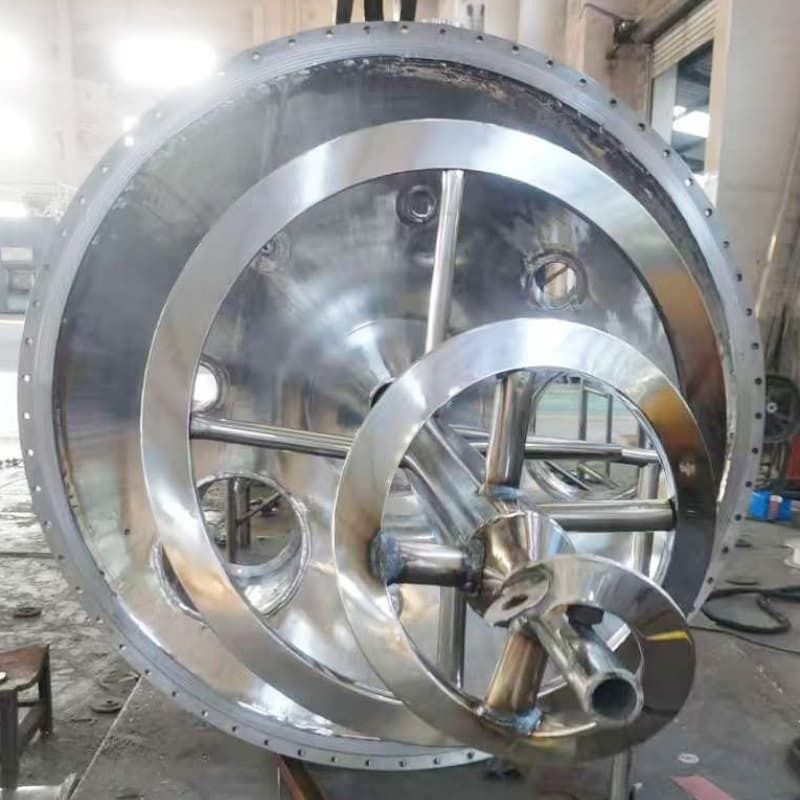 GMP Conical Vacuum Dryer 7.7kw-55kw Stainless Steel Vacuum Dryer Machine