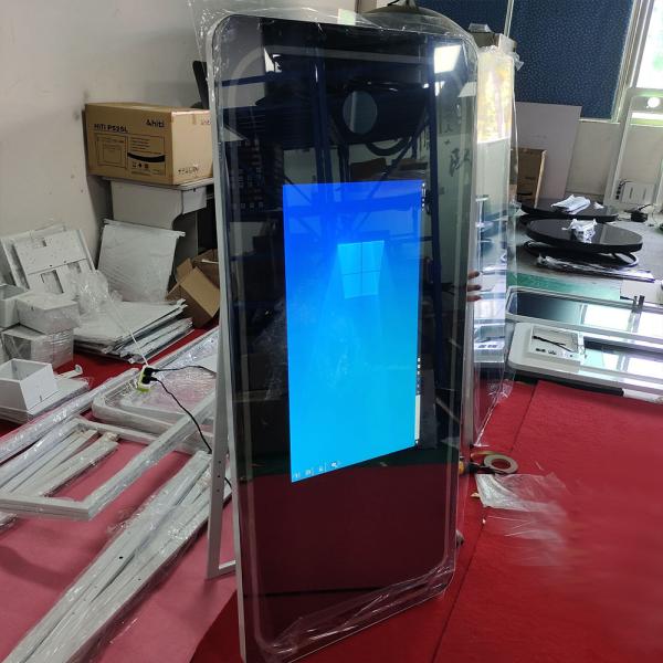 65 Inch Selfie Station Magic Mirror Photobooth Portable For Fotomation