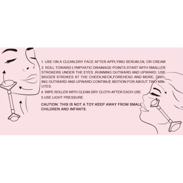 Facial Massager Xiuyan Jade Double Head Natural Face Beauty Massage Tool Jade Roller Face Thin Massager Relaxation Tool
