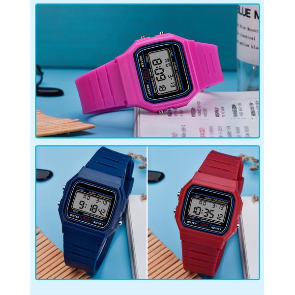 Sport LED Digital Watch Promotional Chrisrmas Gift Square Case Watch