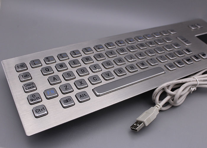 IP65 делают кнопочную панель водостойким Trackpad ключей PS2 67 металлическую
