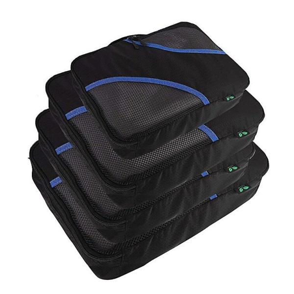 Suit Clothes 4 Set Luggage Packing Organizers Extra Large Eco Friendly Toiletries Storage