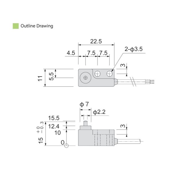 High Precision 0.002mm Transducer Sensor Without Contact Measuring CNC Machine Limit Switch Part ZTS15