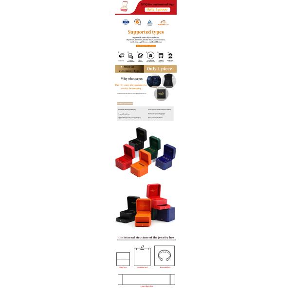 Logotipo personalizado Papel duro Caja de relojes Embalaje Organizador de almacenamiento de lujo con cajón