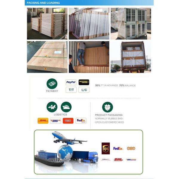 2.0mm-2.5mm Profile Thickness PVC Vertical Sliding Window for Courtyard Installation