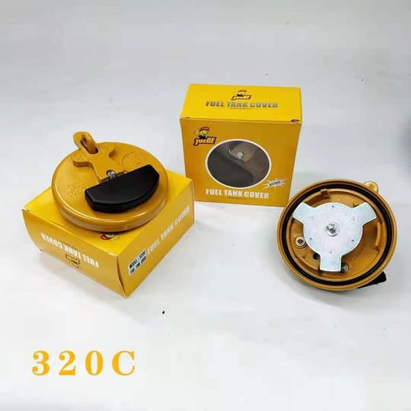 Yellow Excavator Fuel Tank Cover 7X-7700 349-7059 3497059 7X7700 Fuel Cap