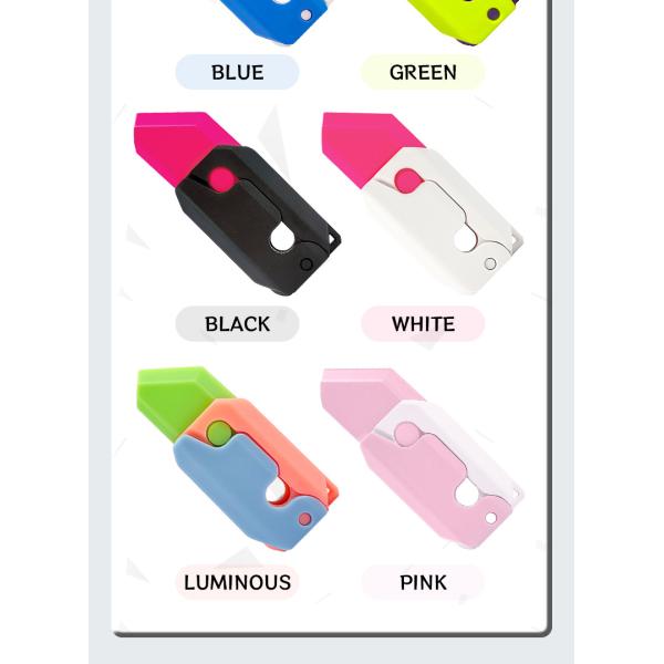 Radish Toy Knife The Best Decompression Toy for Children and Adults Plastic Material