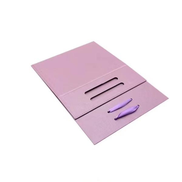 Четырехугольный складный картонный подарочный ящик с магнитным закрытием