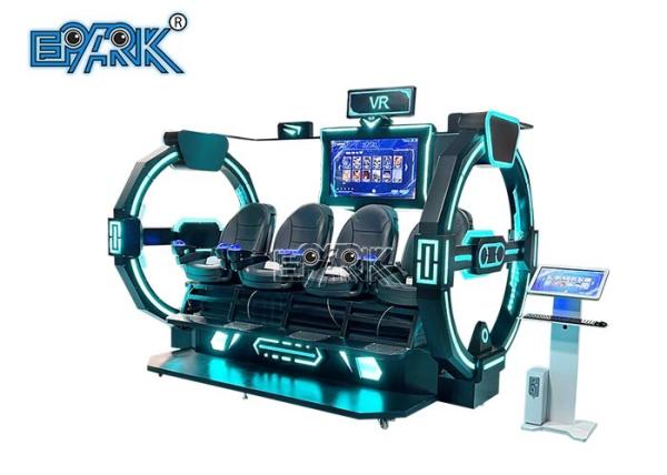 multiplayer 9D VR Ride 360 VR 4 Person Cinema Arcade Spaceship Simulator