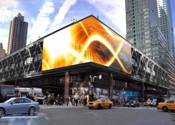 Ecrãs de publicidade LED gigantes comerciais ao ar livre P10