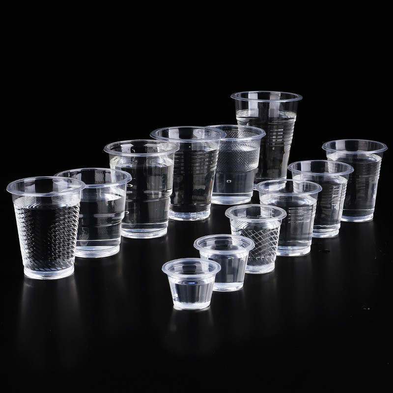 Transparent Mini Plastic Disposable Cup for Restaurant/Meeting/Party US Currency Cup