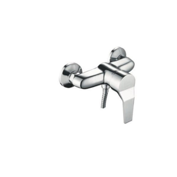 Zinc Alloy Body Hot and Cold Brass Cross Style Mixer Tap for Bathroom in Apartments