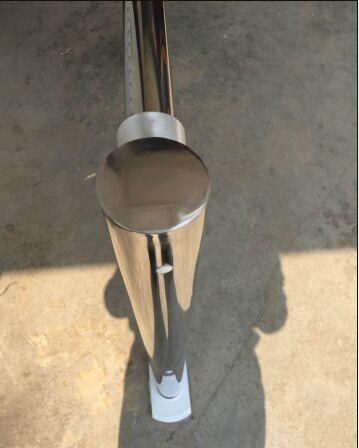 Silver Supermarket Accessories Anti - Rust  Handrail Fence Outdoor With Shed