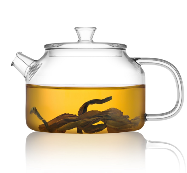 Hot Sale Household Filter Drinkware High Borosilicate Teapot Glass Cup Set Glass Tea Pot with Tea Serving Tray