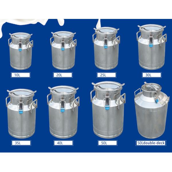 Boîte de lait de l'acier inoxydable 304 pour le stockage et le transport du lait