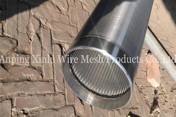 304L 316L Stainless Steel Water Well Screen 2.9m Length Oil Well Pipe Anti Aging