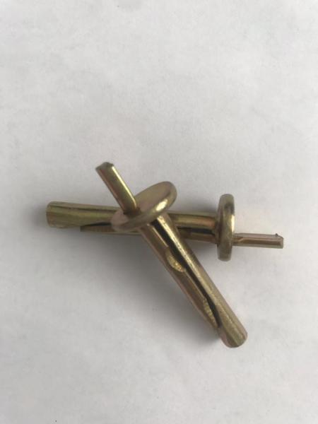 Chemical anchor bolt yellow zinc plated carbon steel celling anchor 6*40mm