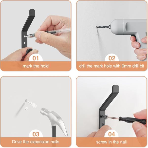 Кухонные настенные крючки для пальто тяжелая стойка для пальто для стены двойные крючки для пальто вешалка