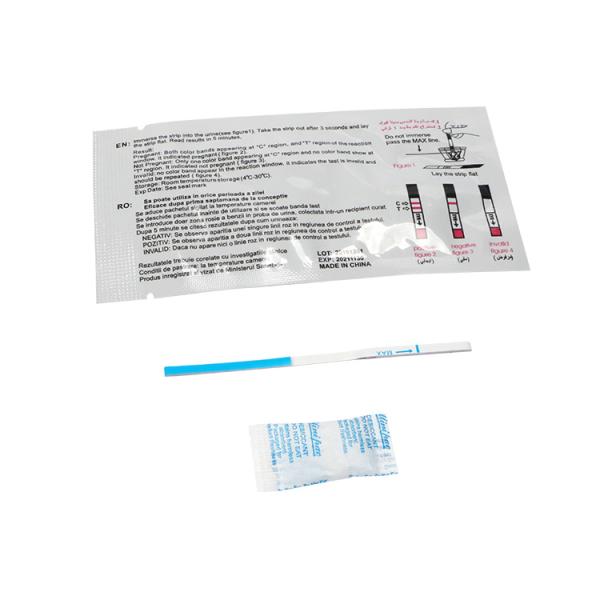 Disposable Medical Device Consumables HCG Pregnancy Test Card