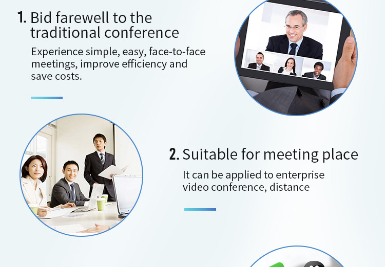 Conference Room Meeting Solution High Definition SQ-HD600-4K Video Communication Camera Series Dedicated For Video Conferencing